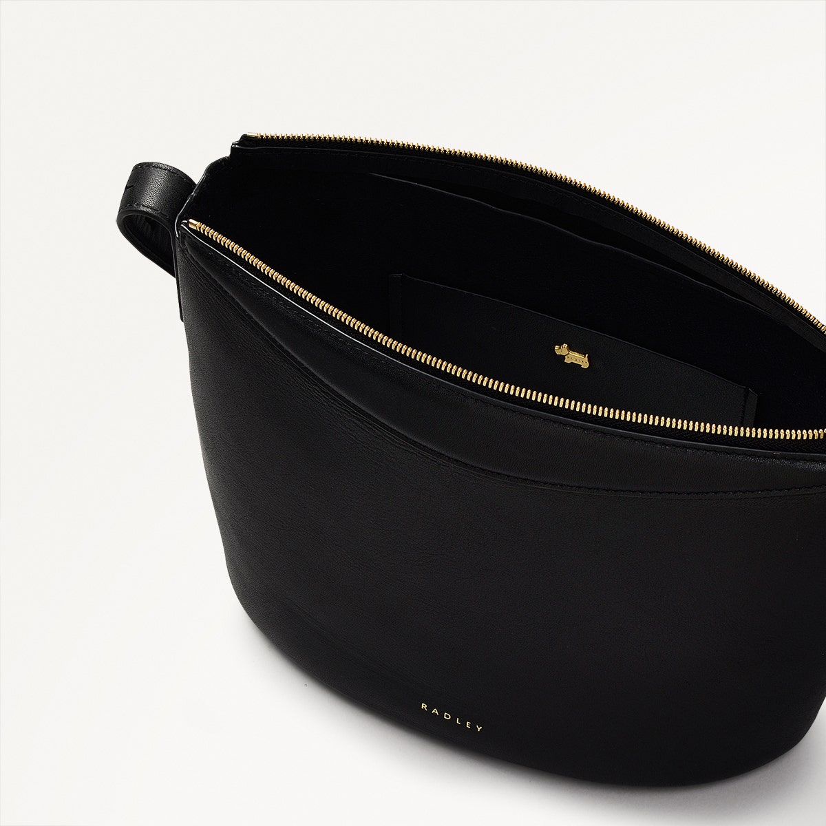 Radley London Black Small Ziptop Cross Body Bag