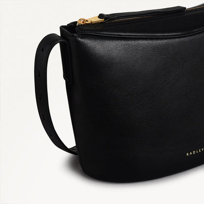 Radley London Black Small Ziptop Cross Body Bag
