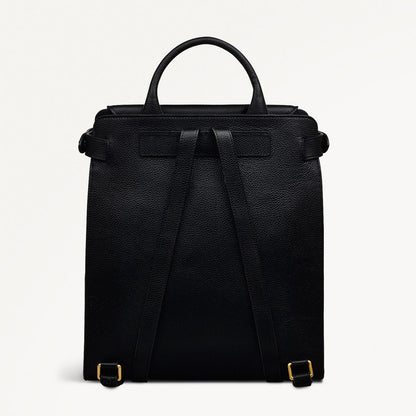 Radley London Black Large Flapover Backpack