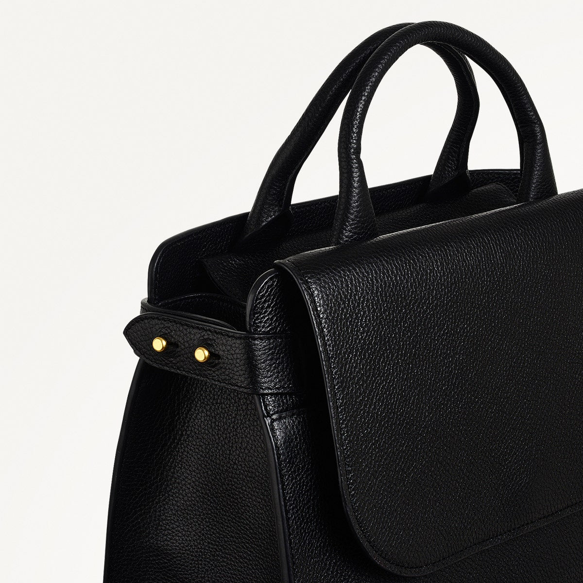 Radley London Black Large Flapover Backpack