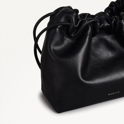 Radley London Black Medium Open Top Cross Body Bag