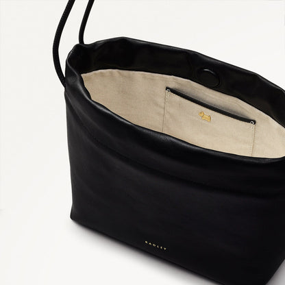 Radley London Black Medium Open Top Cross Body Bag