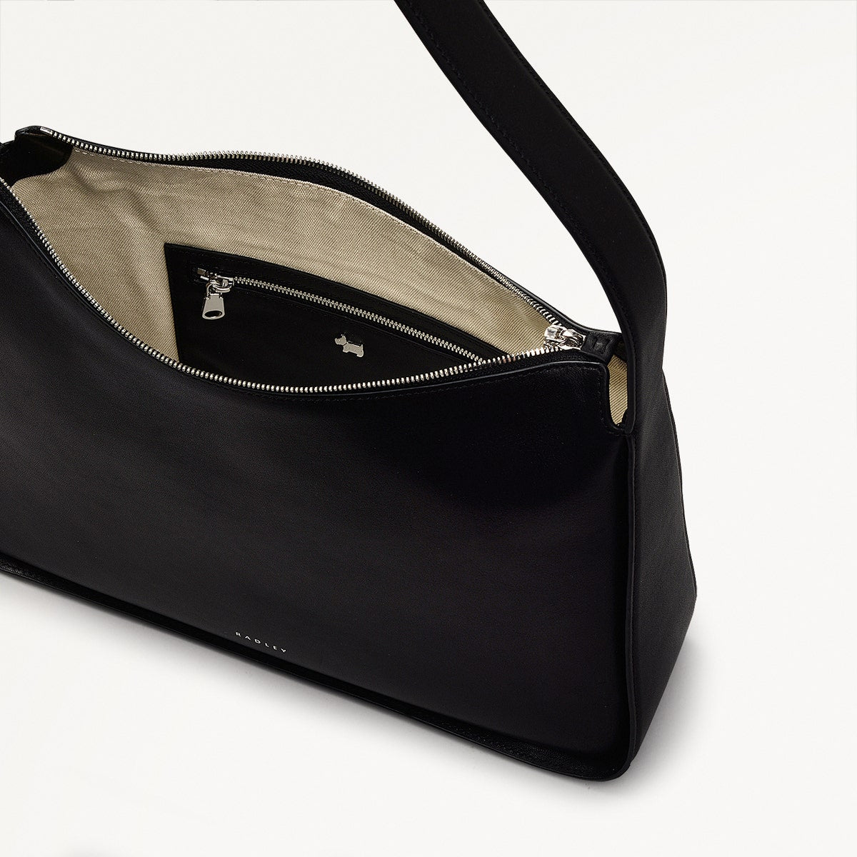 Radley London Black Medium Ziptop Cross Body Bag