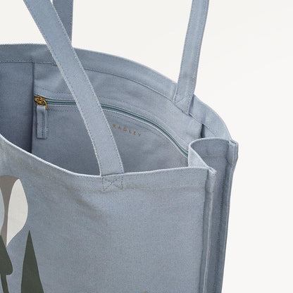 Radley London Smoke Blue Medium Open Top Tote