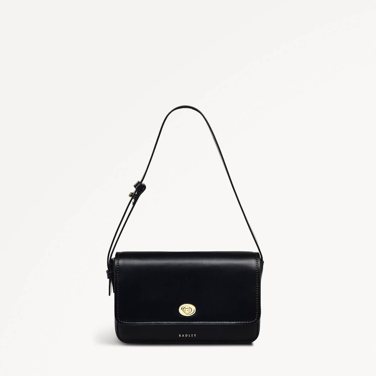 Radley London Black Small Flapover Shoulder Bag