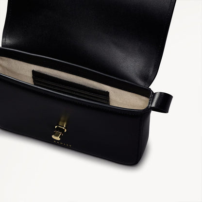 Radley London Black Small Flapover Shoulder Bag