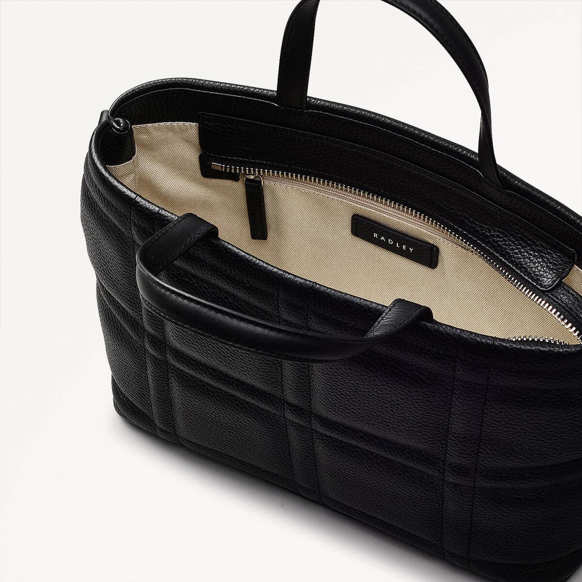 Radley London Black Small Ziptop Grab Bag