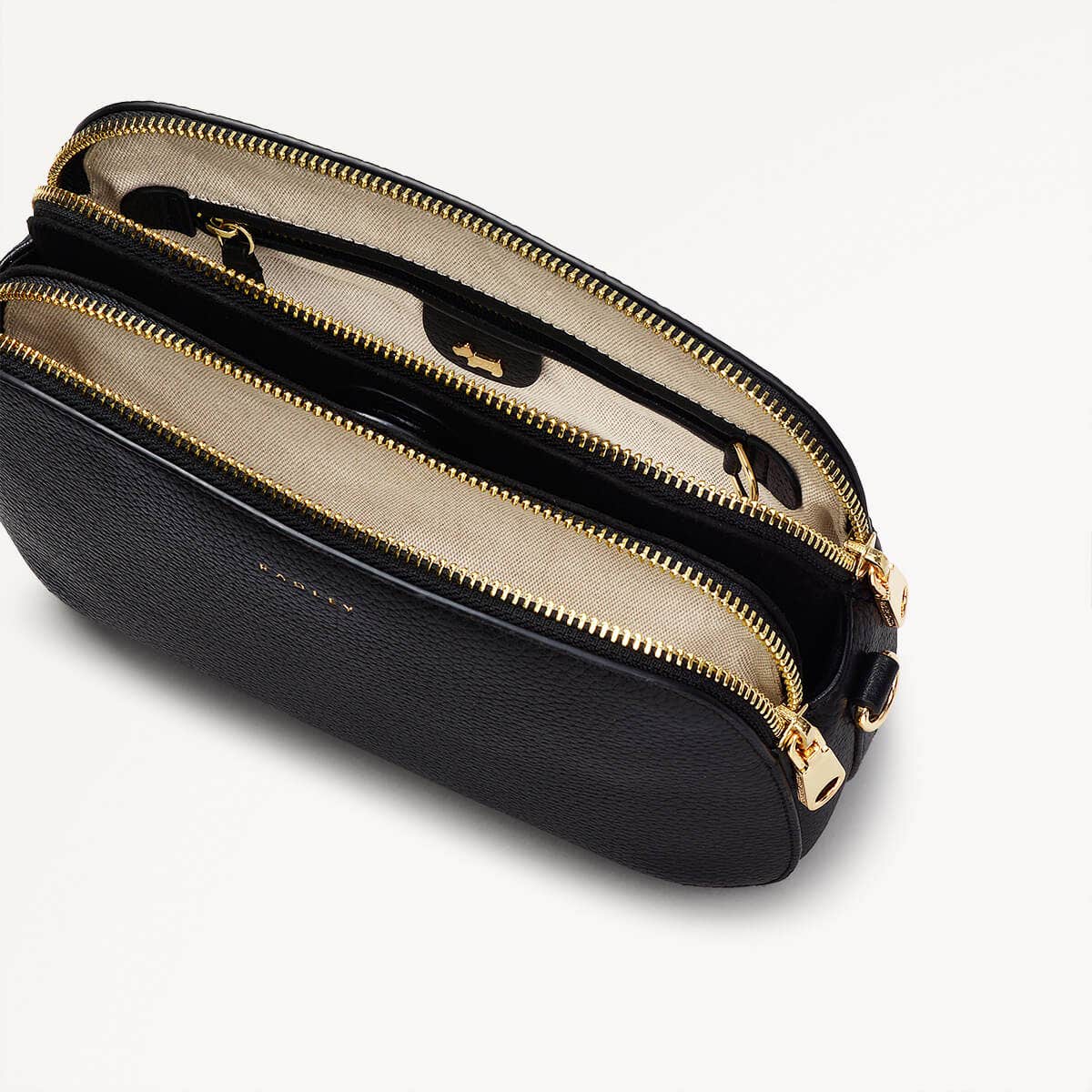 Radley London Black Medium Ziptop Cross Body Bag