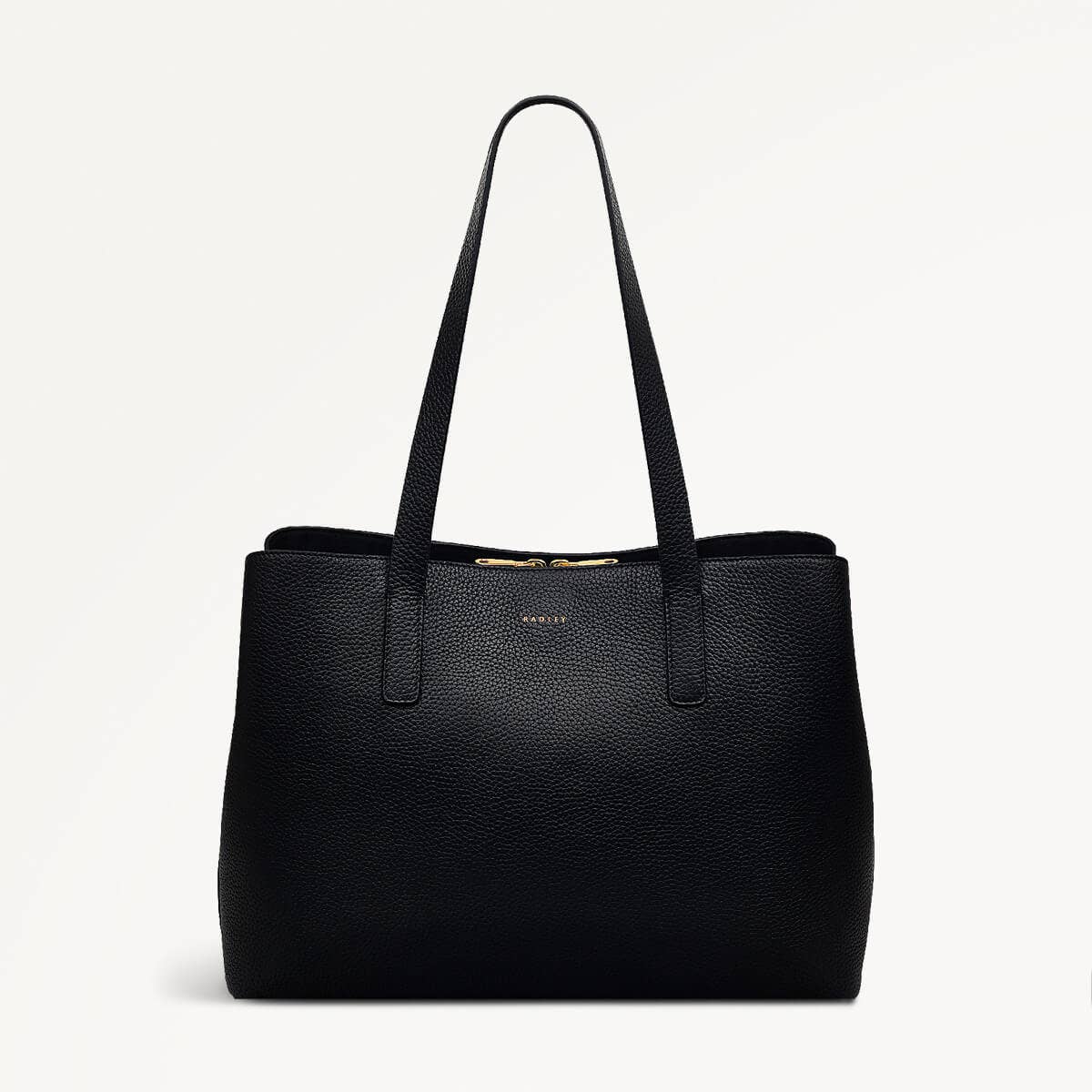 Radley London Black Large Ziptop Shoulder Bag