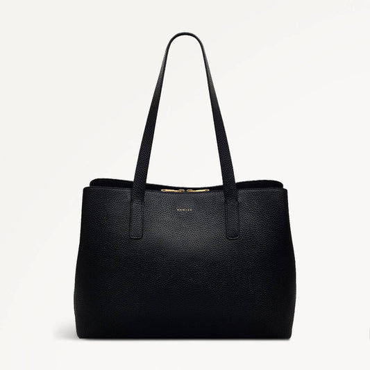 Radley London Black Large Ziptop Shoulder Bag