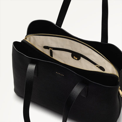 Radley London Black Large Ziptop Shoulder Bag