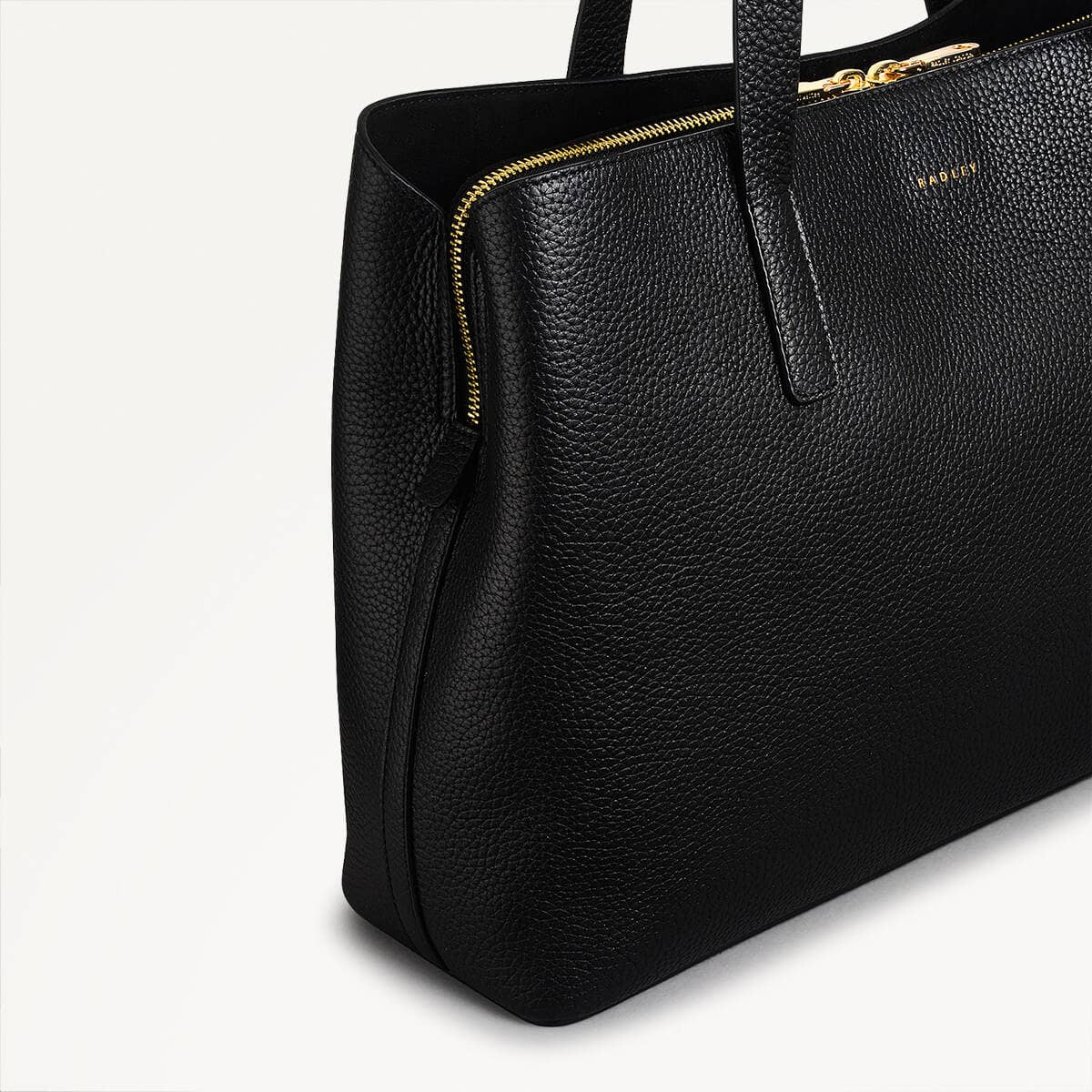 Radley London Black Large Ziptop Shoulder Bag