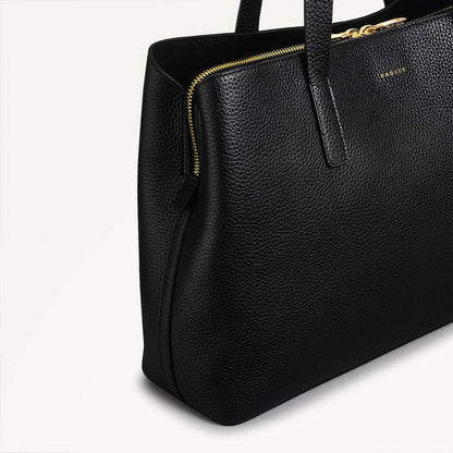 Radley London Black Large Ziptop Shoulder Bag