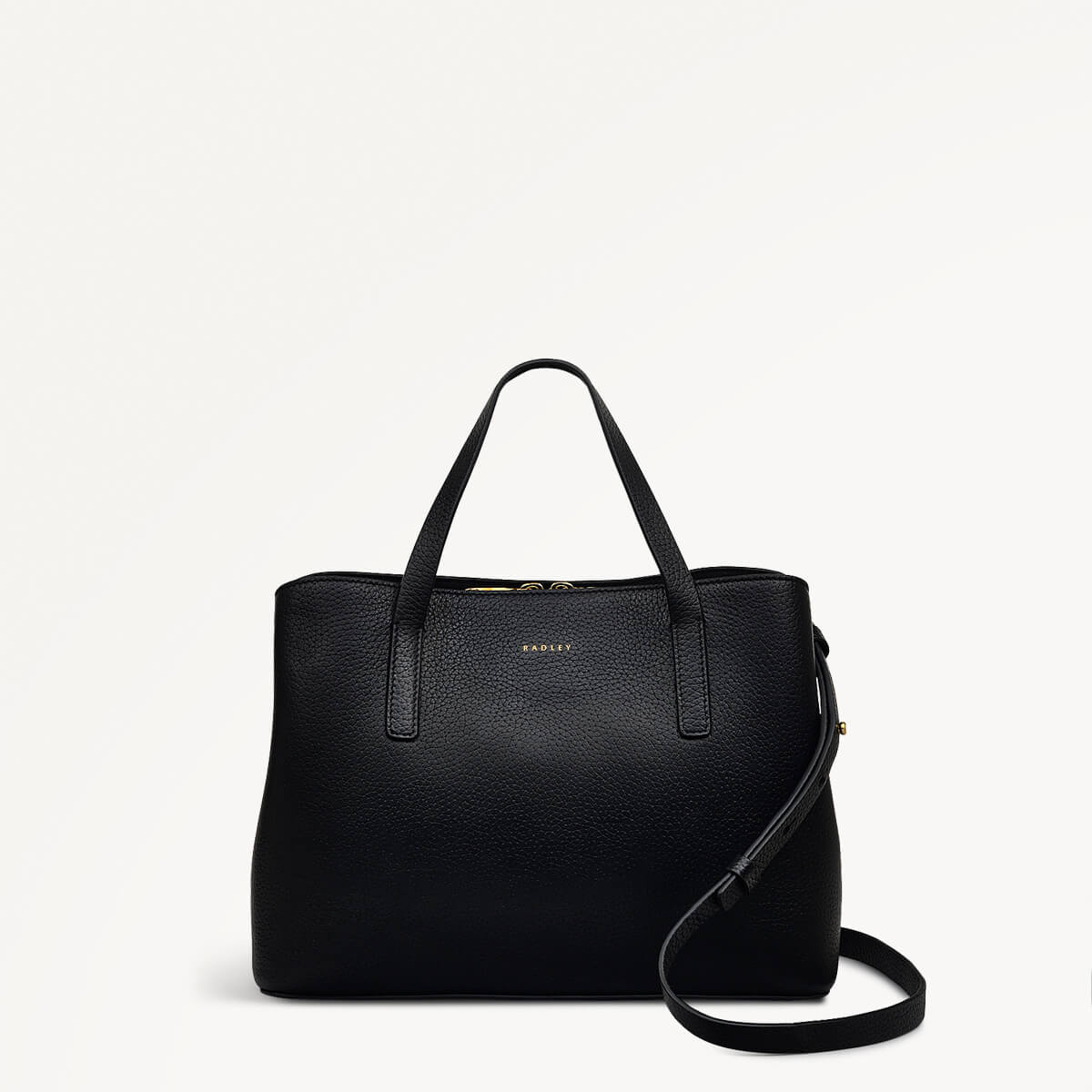 Radley London Black Medium Ziptop Grab Bag