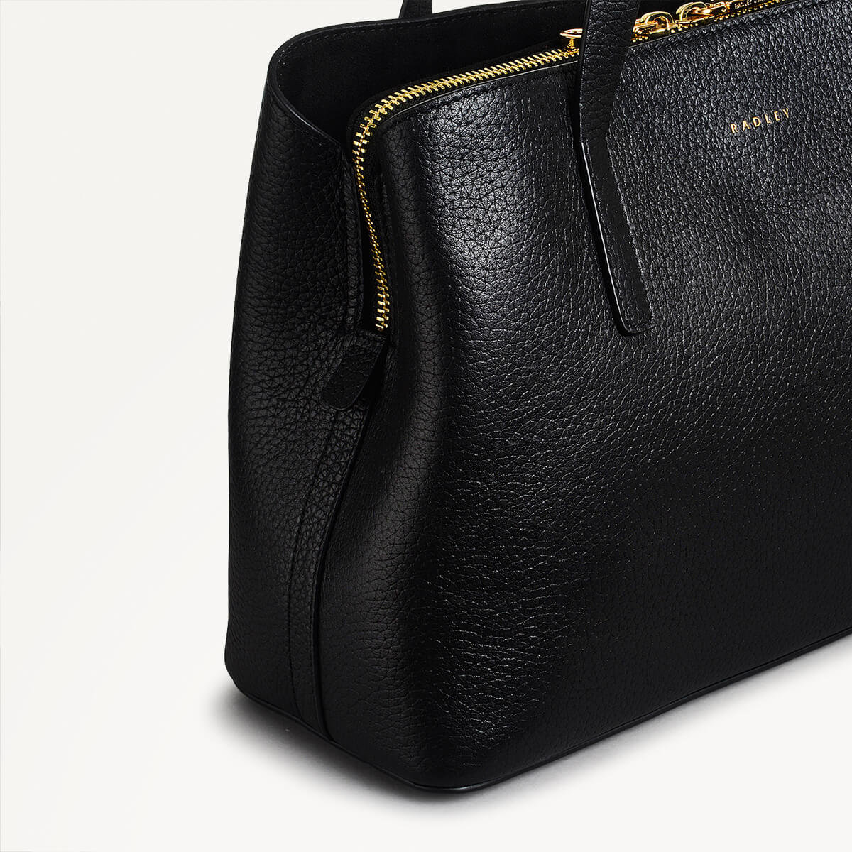 Radley London Black Medium Ziptop Grab Bag