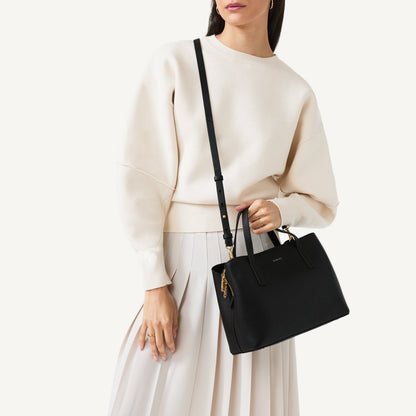 Radley London Black Medium Ziptop Grab Bag