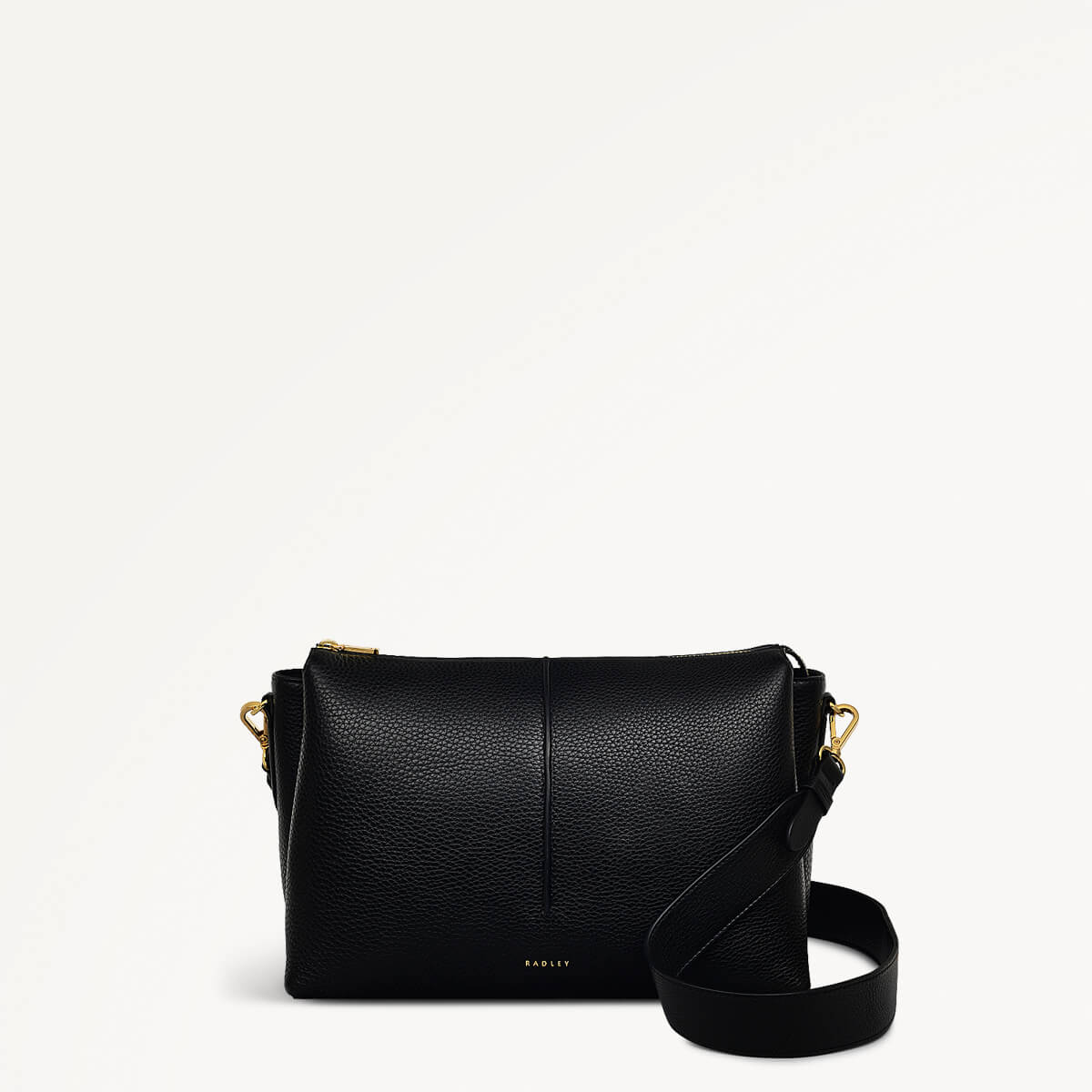 Radley London Black Medium Ziptop Cross Body Bag