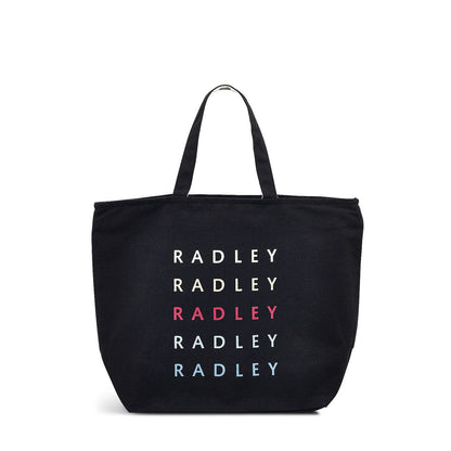 Radley London Black Small Ziptop Tote