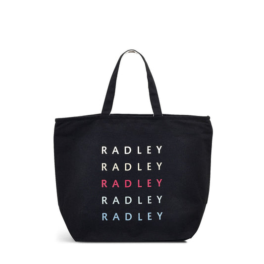 Radley London Black Small Ziptop Tote