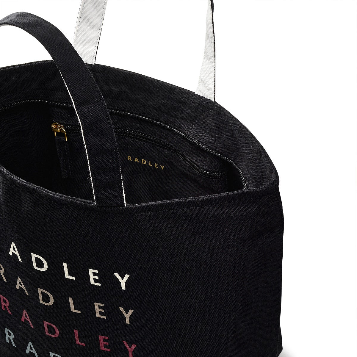 Radley London Black Small Ziptop Tote