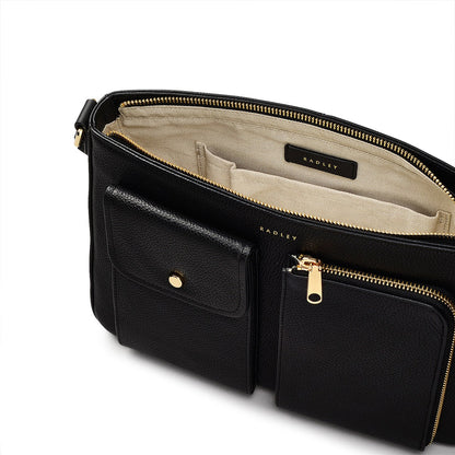 Radley London Black Small Ziptop Shoulder Bag
