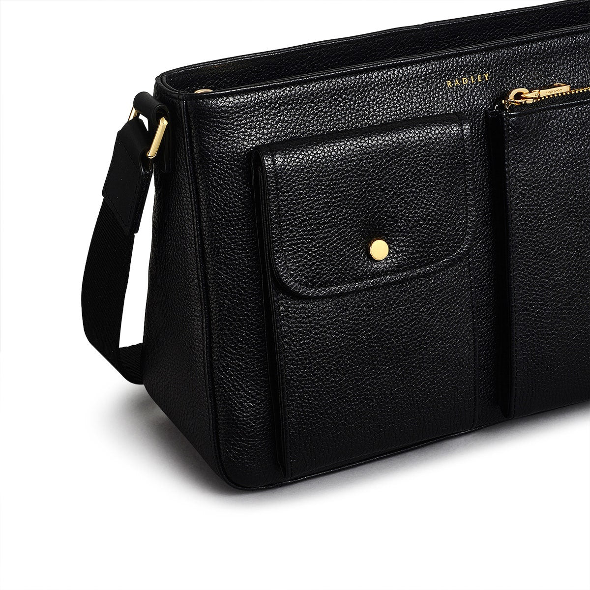 Radley London Black Small Ziptop Shoulder Bag