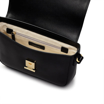 Radley London Black Medium Flapover Cross Body Bag