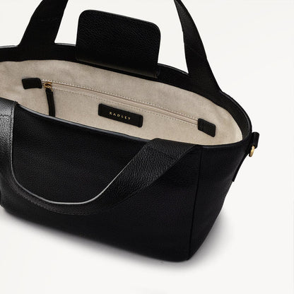 Radley London Black Medium Open Top Grab Bag