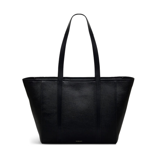 Radley London Black Large Ziptop Tote Bag