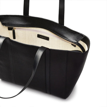 Radley London Black Large Ziptop Tote Bag