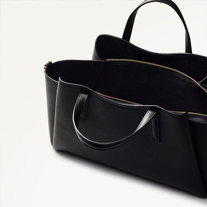 Radley London Black Large Ziptop Grab Bag