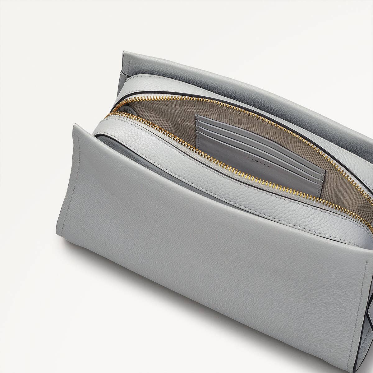 Radley London Goose Grey Small Zip Around Cross Body Bag