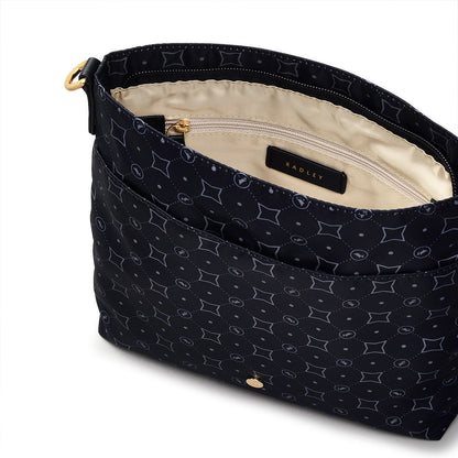 Radley London Black Small Ziptop Cross Body Bag
