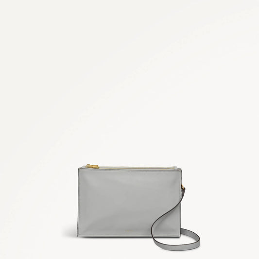 Radley London Goose Grey Small Ziptop Cross Body Bag