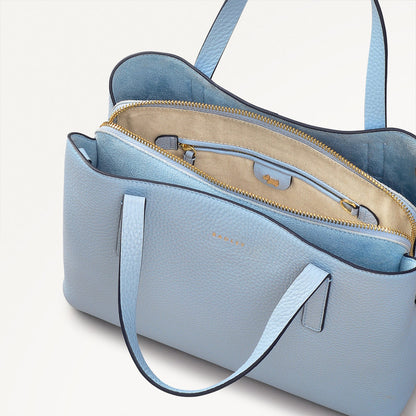 Radley London Smoke Blue Medium Ziptop Grab Bag