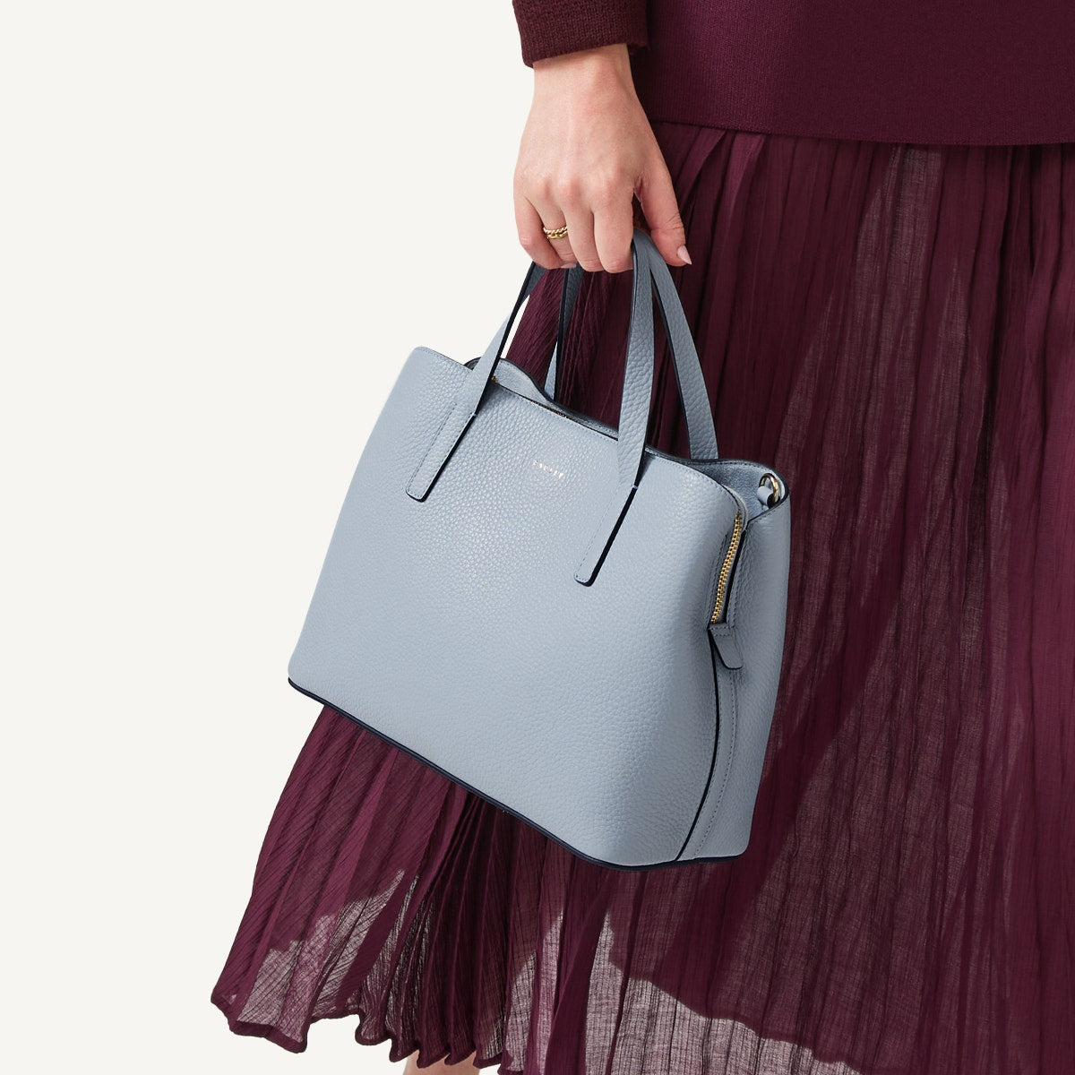 Radley London Smoke Blue Medium Ziptop Grab Bag