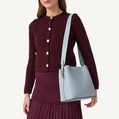 Radley London Smoke Blue Medium Compartment Cross Body Bag