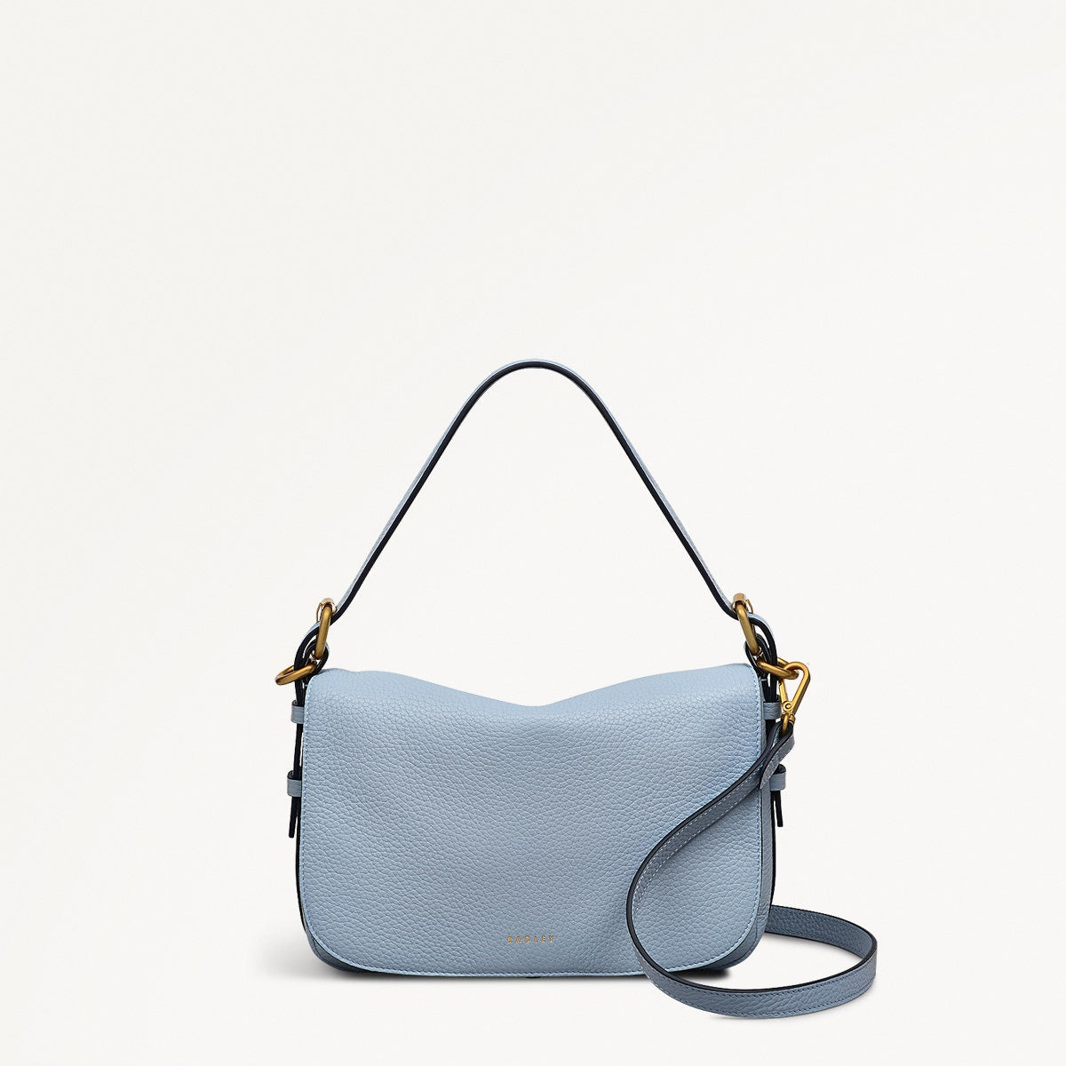 Radley London Smoke Blue Small Flapover Cross Body Bag