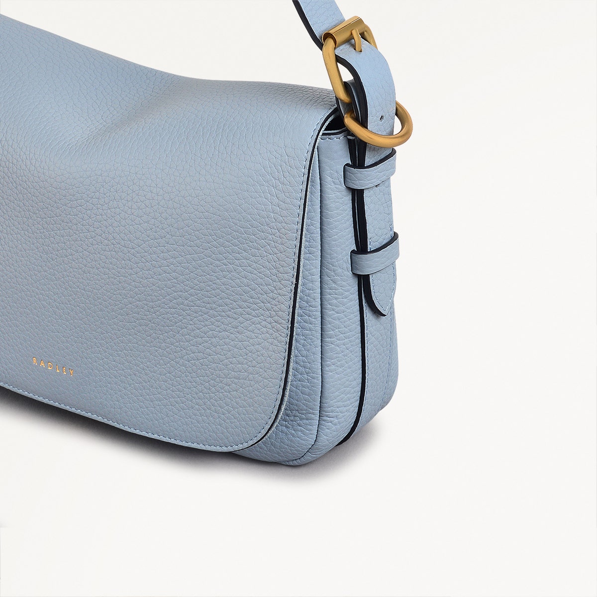 Radley London Smoke Blue Small Flapover Cross Body Bag