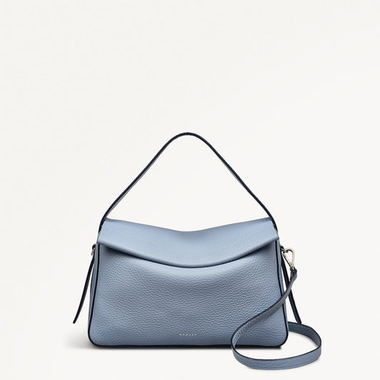 Radley London Smoke Blue Medium Ziptop Grab Bag