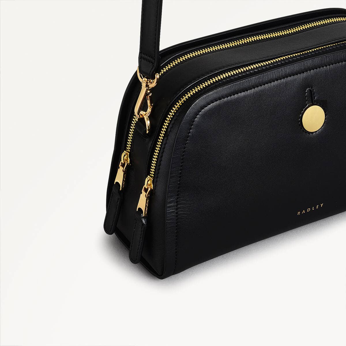 Radley London Black Small Ziptop Cross Body Bag