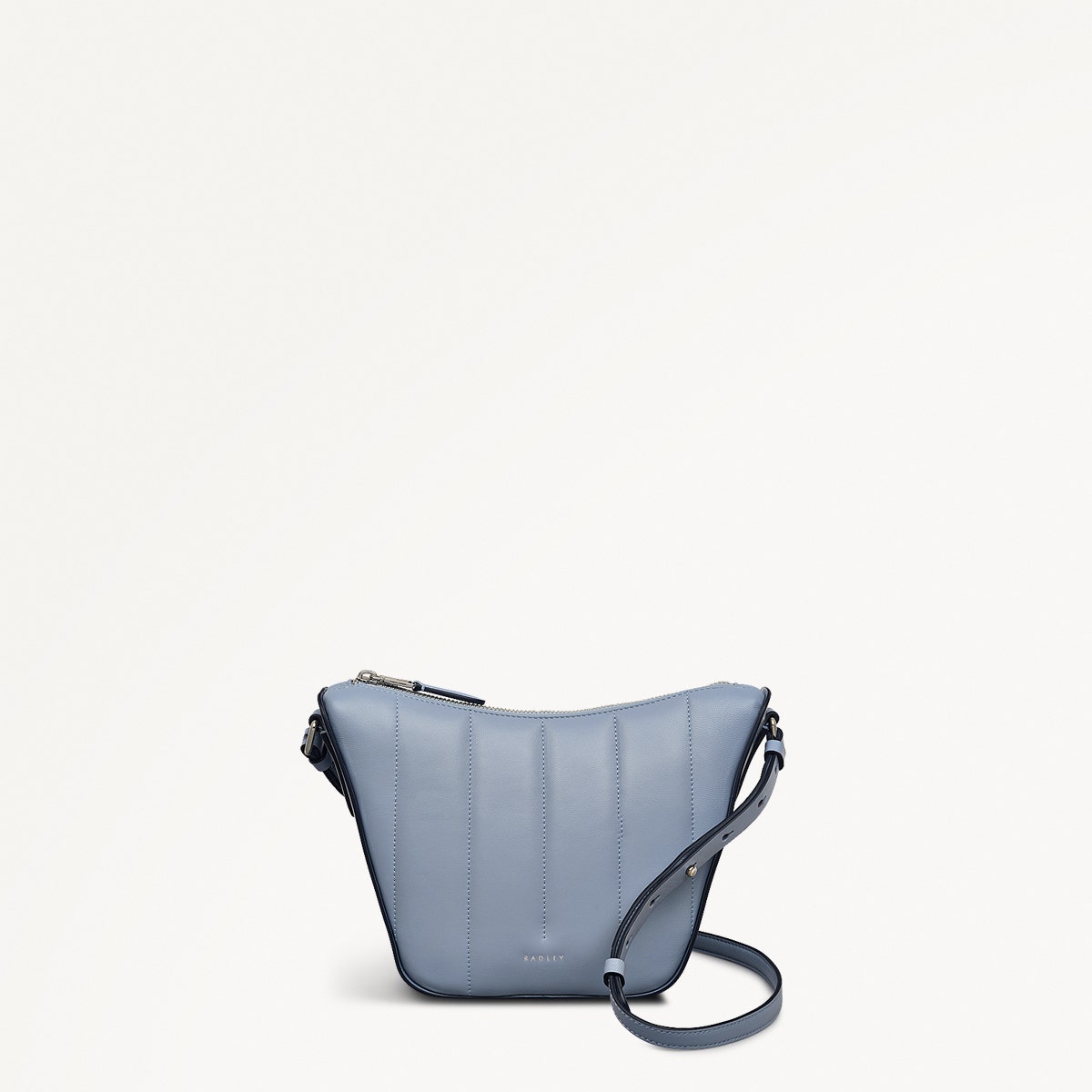Radley London Smoke Blue Small Ziptop Cross Body Bag