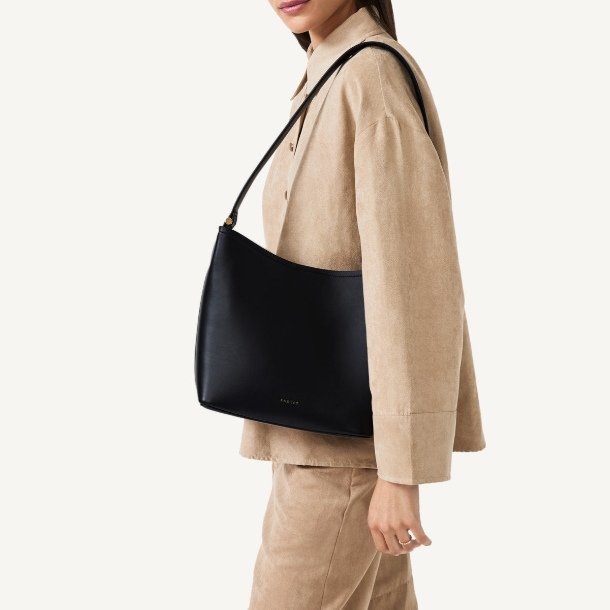 Radley London Black Medium Ziptop Shoulder Bag