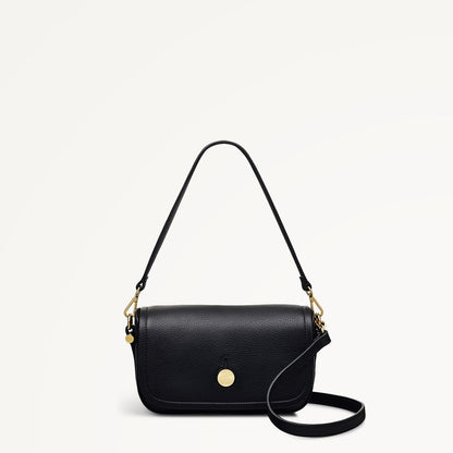 Radley London Black Small Flapover Cross Body Bag