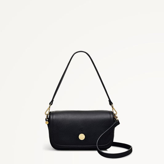 Radley London Black Small Flapover Cross Body Bag