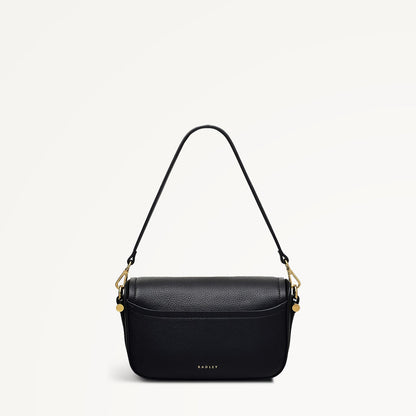 Radley London Black Small Flapover Cross Body Bag