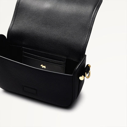 Radley London Black Small Flapover Cross Body Bag