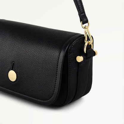 Radley London Black Small Flapover Cross Body Bag