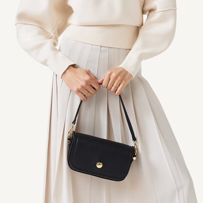 Radley London Black Small Flapover Cross Body Bag
