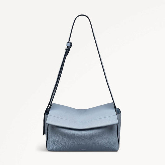 Radley London Smoke Blue Medium Ziptop Shoulder Bag